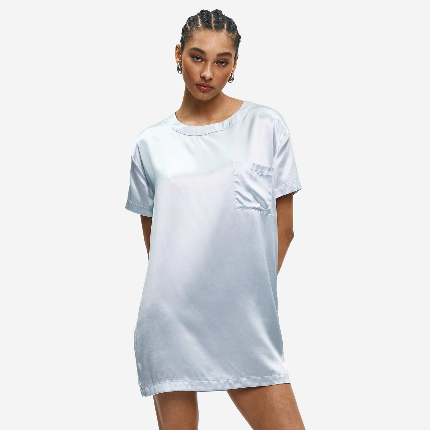 Organic Silk T-Shirt Dress