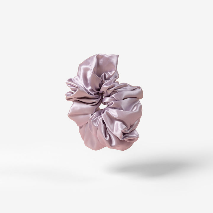 lilac scrunchie floating