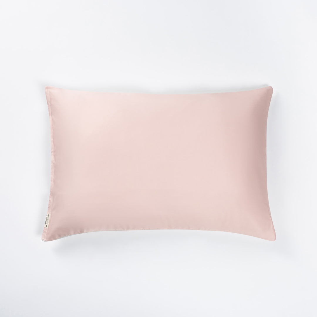 Ballet pink pillowcase on white background - #color_ballet-pink
