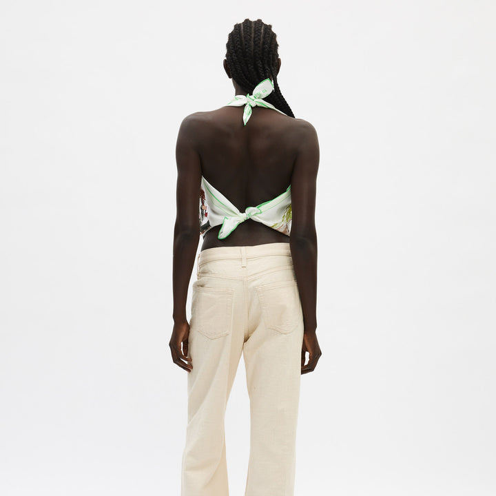 Clementine in NY Silk Twill Scarf 90