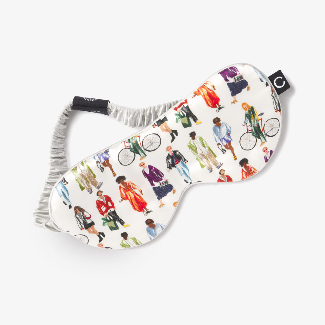 Clementine in NY Silk Sleep Mask