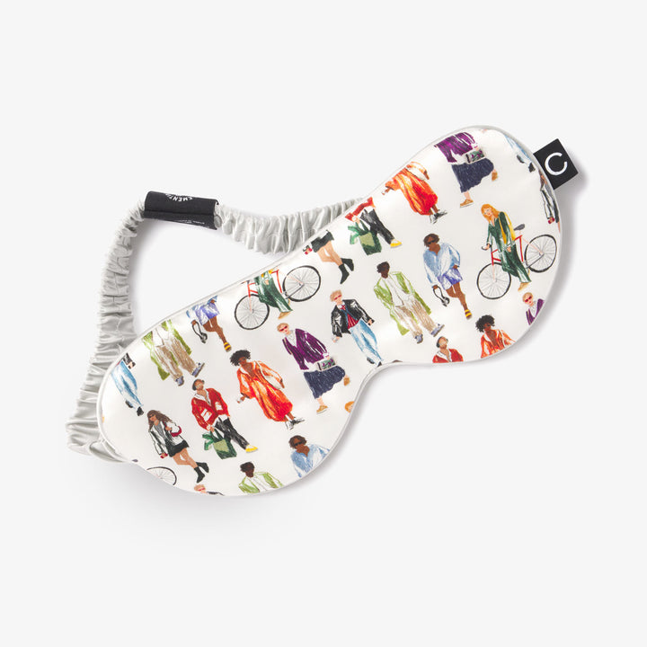 Clementine in NY Silk Sleep Mask