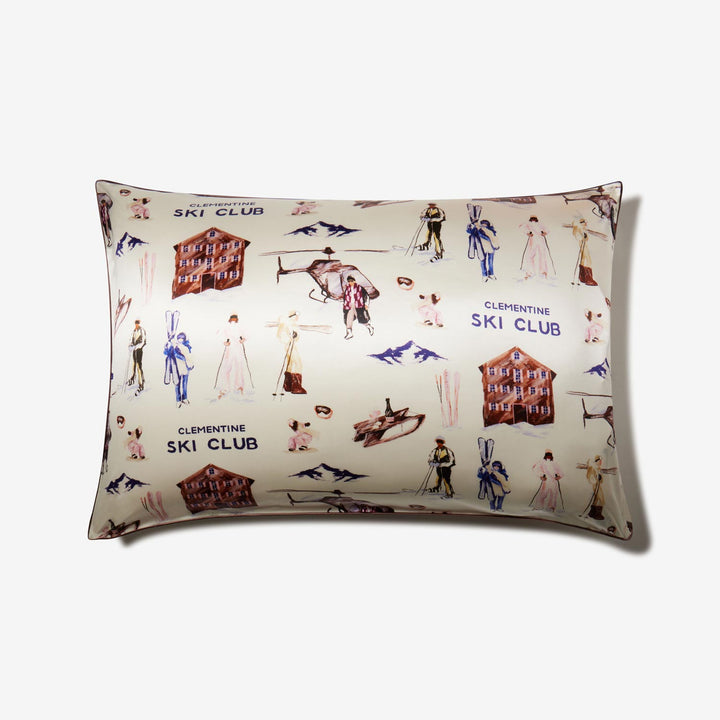 Ski Club Silk Pillowcase