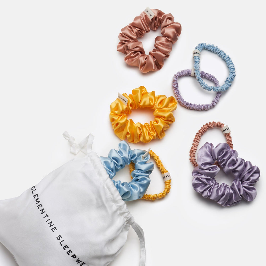 Organic Silk Scrunchies