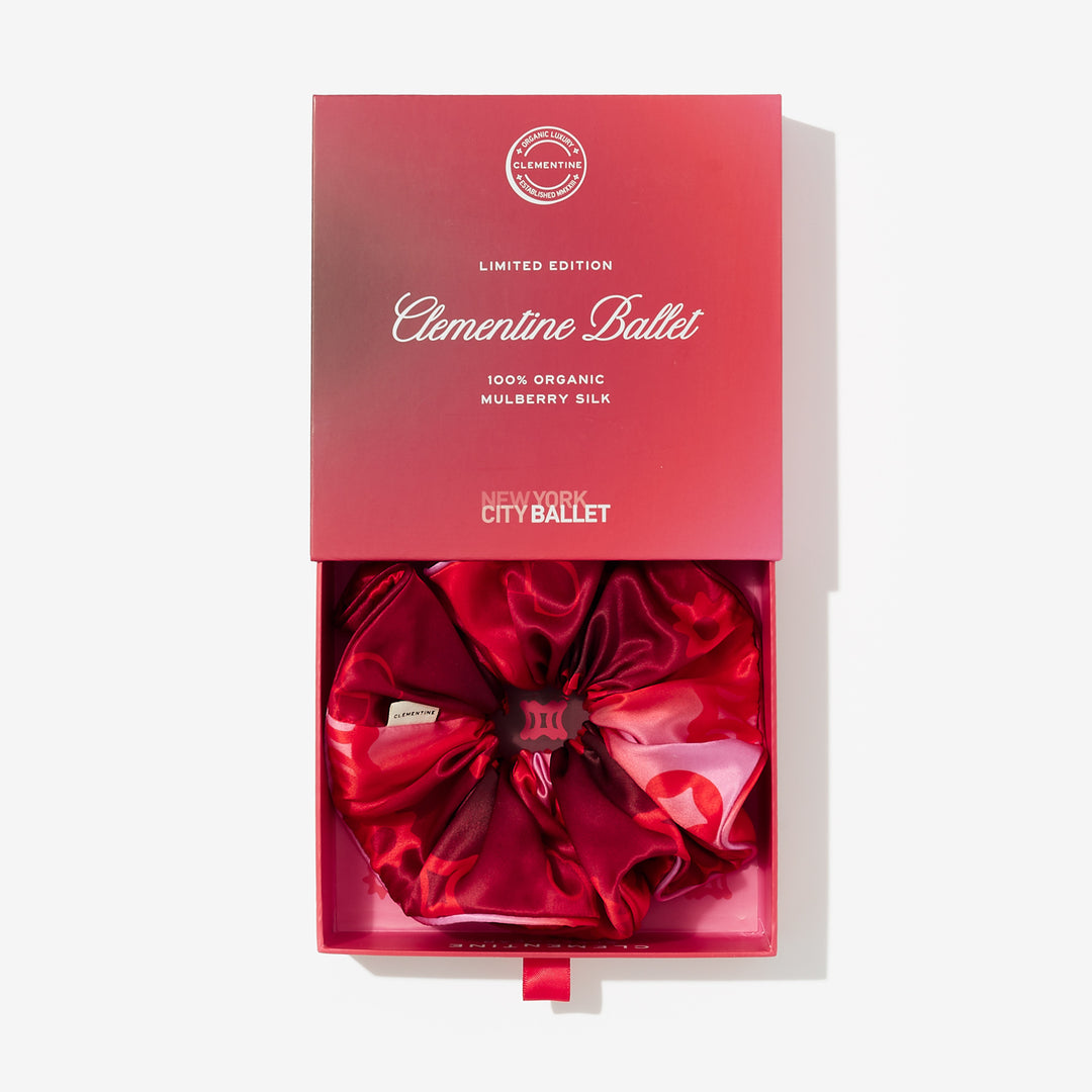 Ombre Organic Silk Scrunchie Set