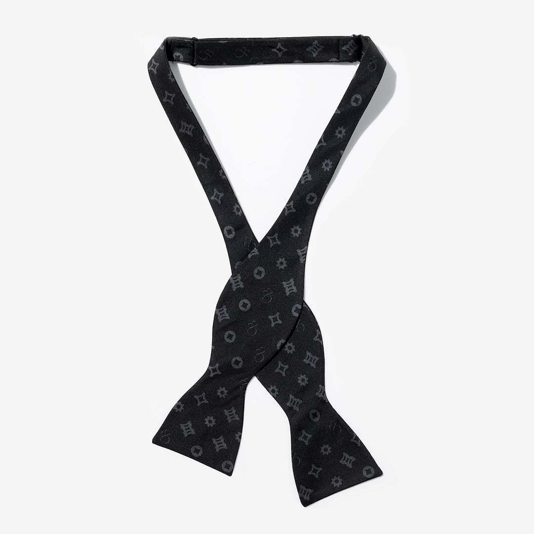 Organic Silk Bow Tie &amp; Pocket Square Set