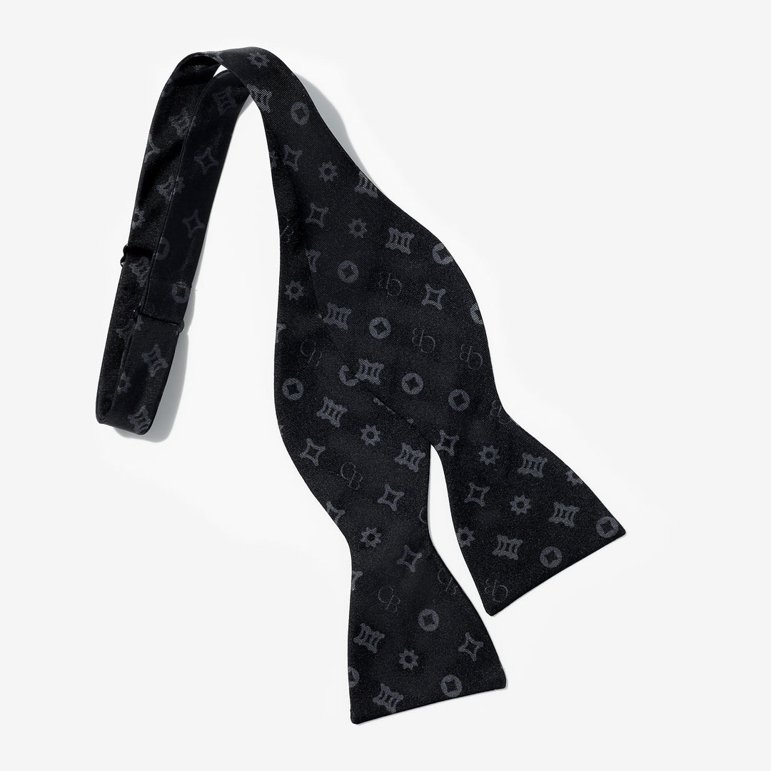 Organic Silk Bow Tie &amp; Pocket Square Set