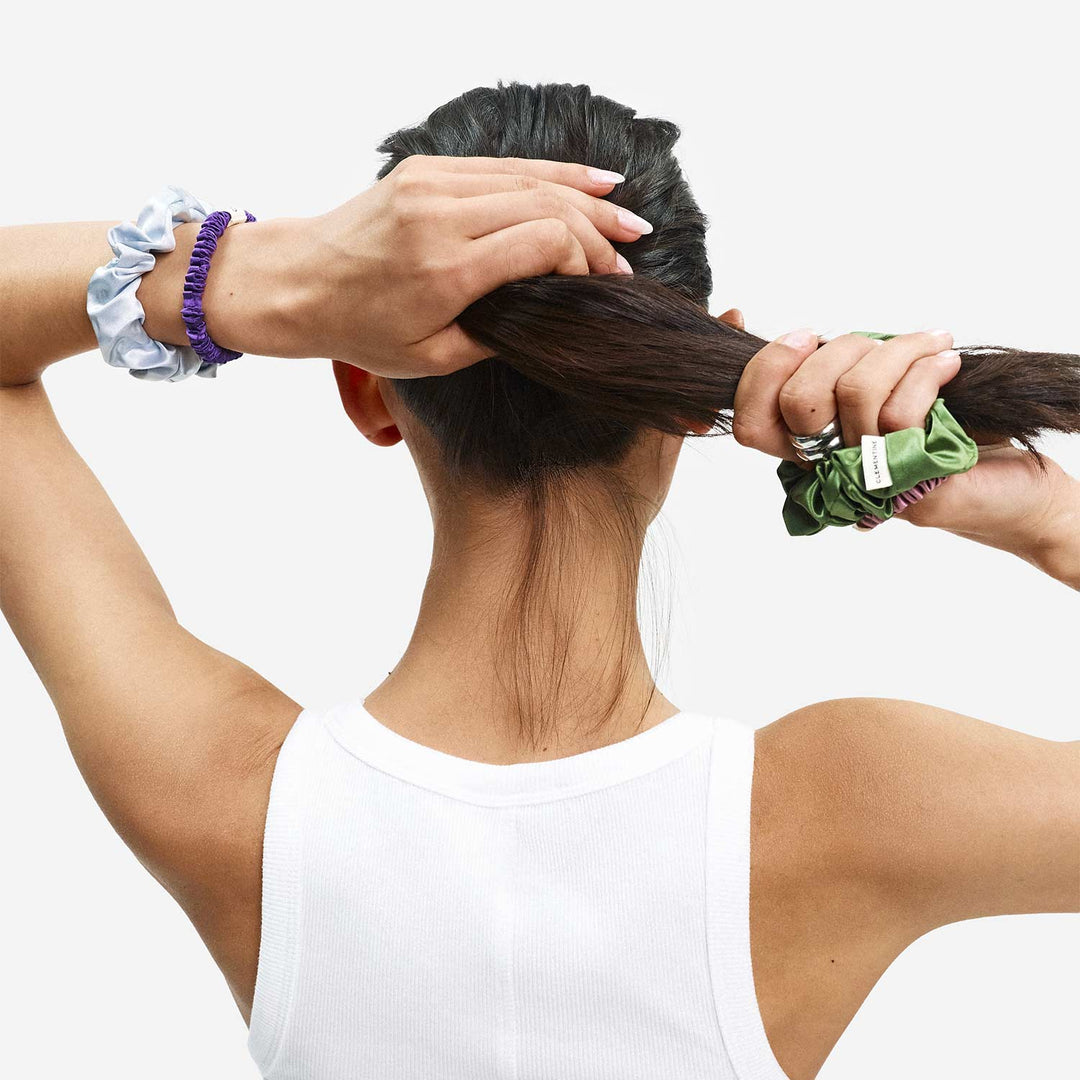 Organic Silk Scrunchie Pack