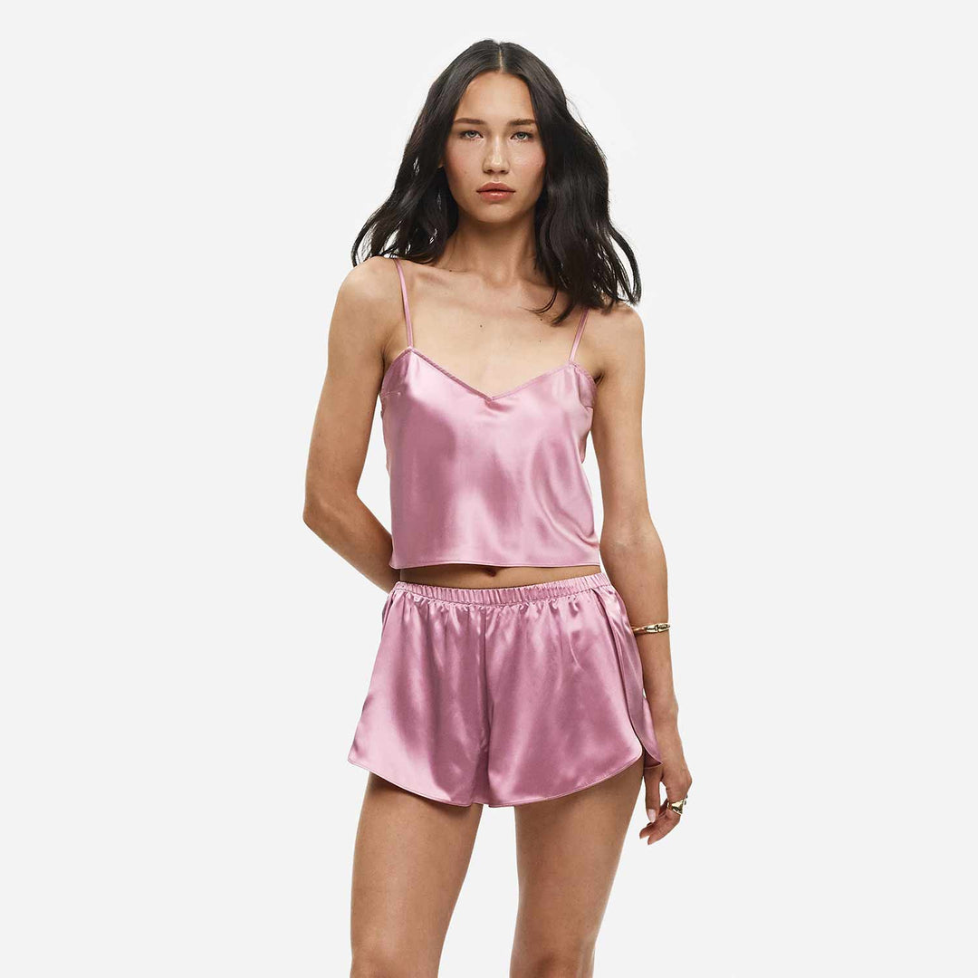 Organic Silk Cami Set