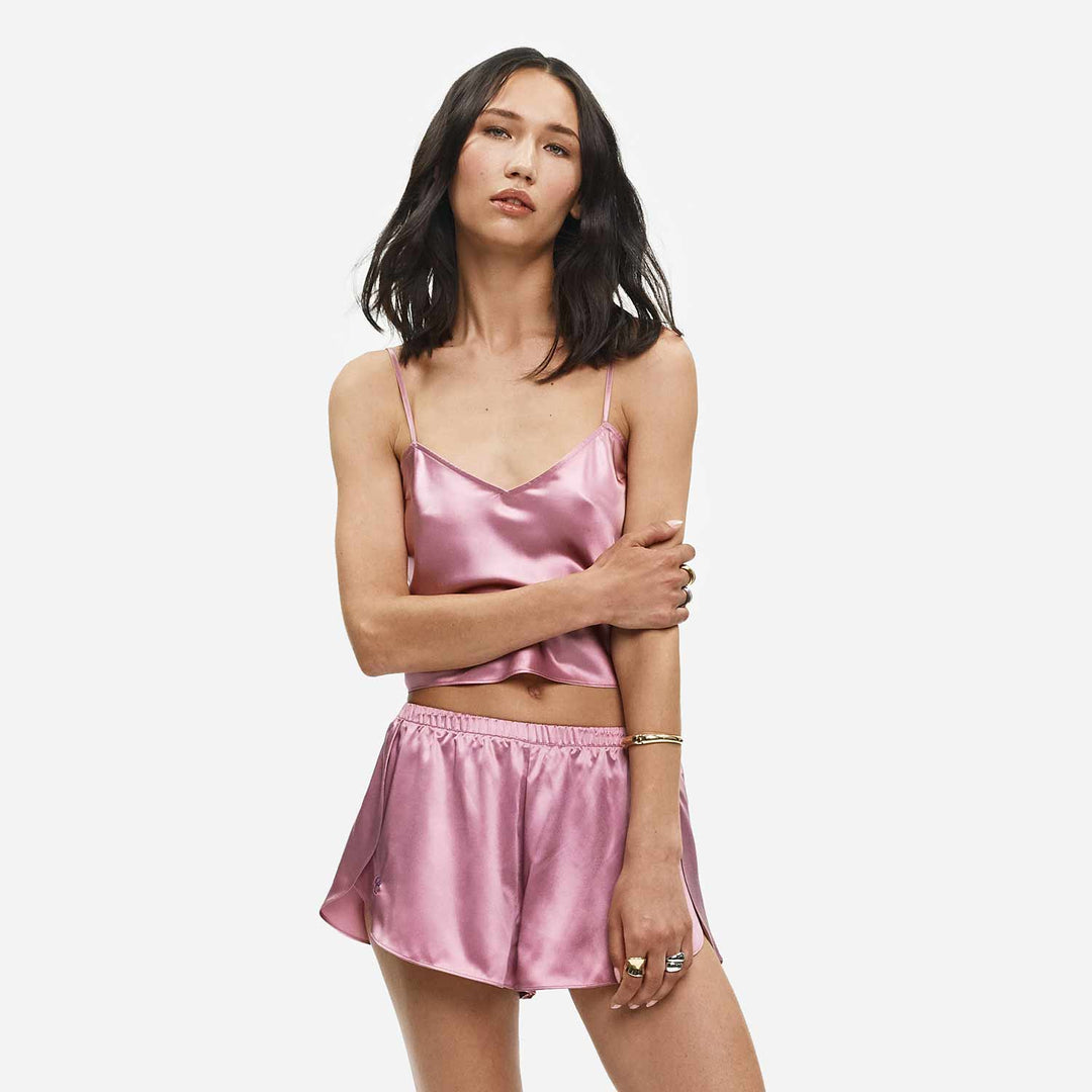 Organic Silk Cami Set