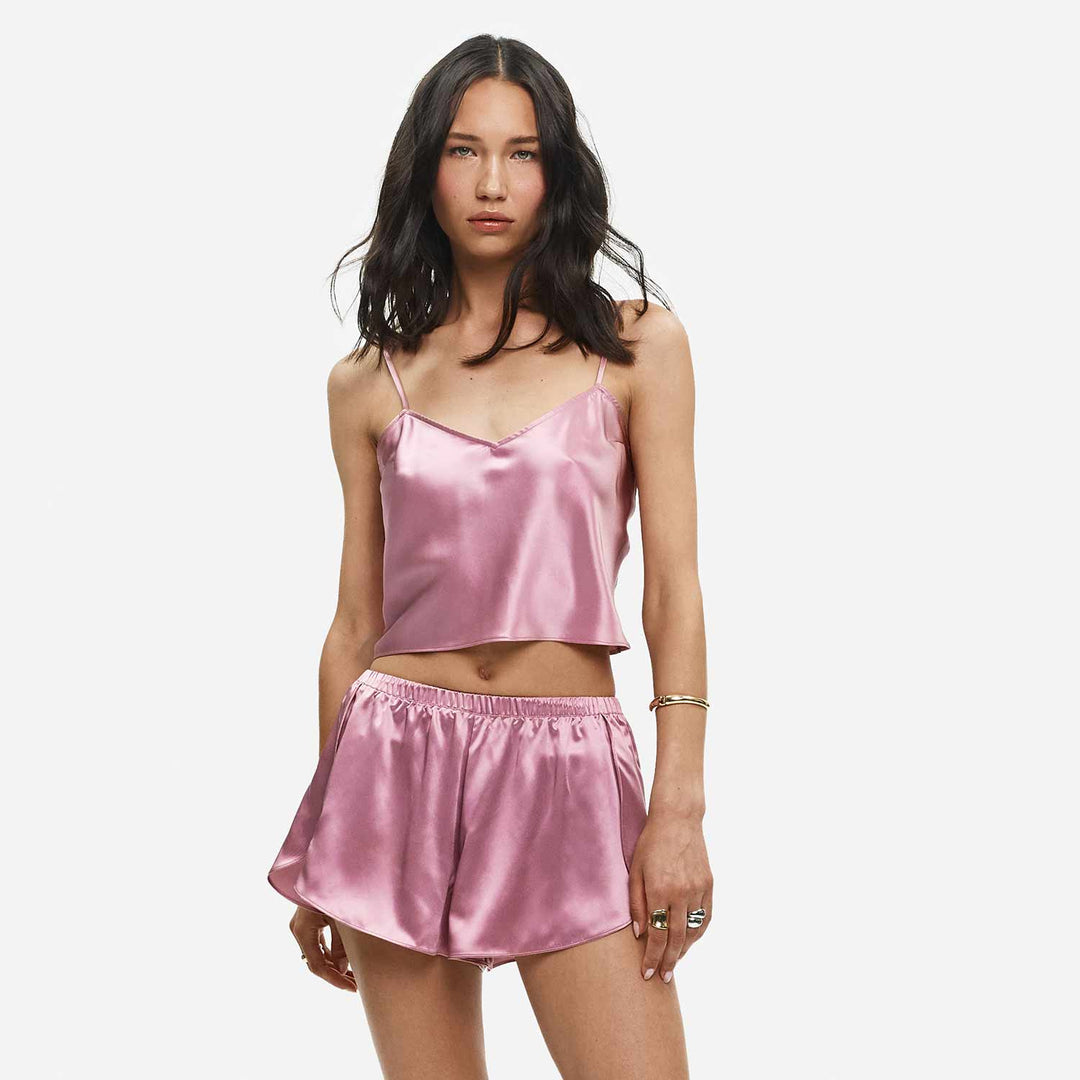 Organic Silk Cami Set