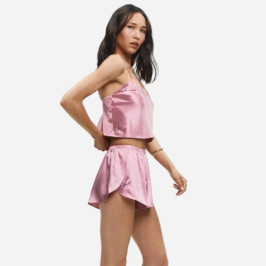 Organic Silk Cami Set