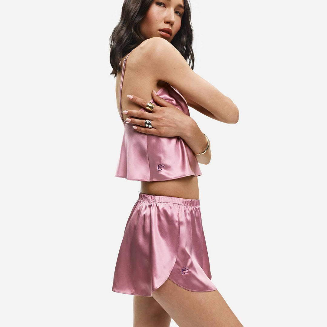 Organic Silk Cami Set