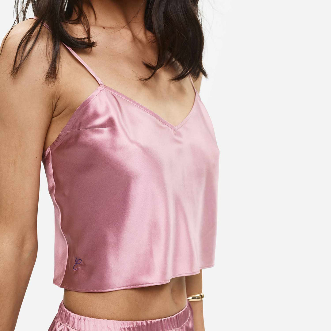 Organic Silk Cami Set