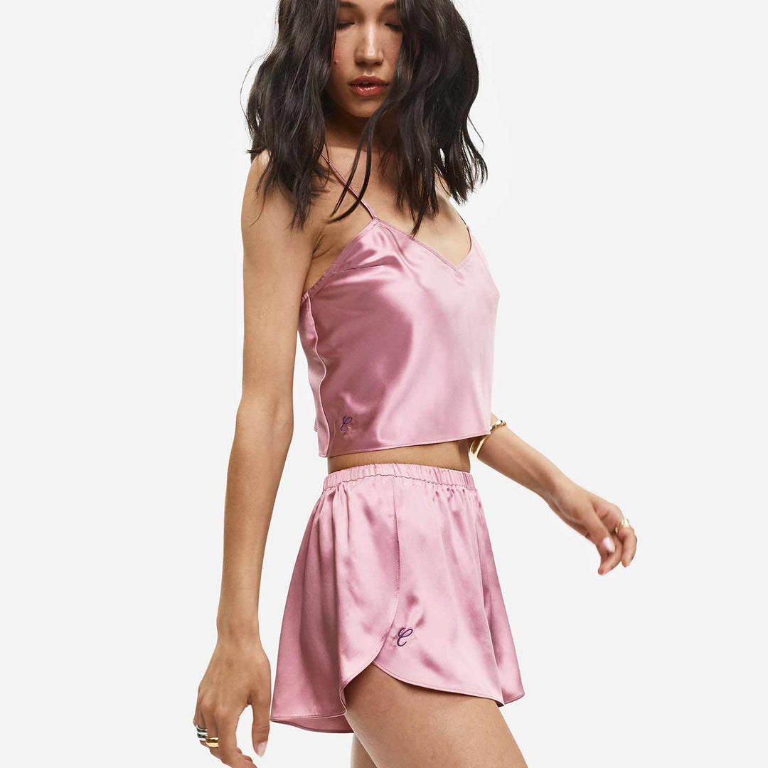 Organic Silk Cami Set