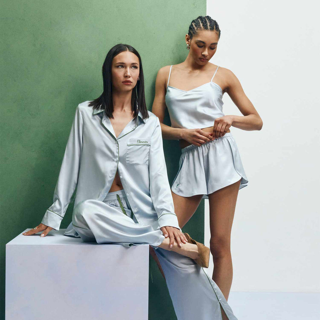 Organic Silk Cami Set