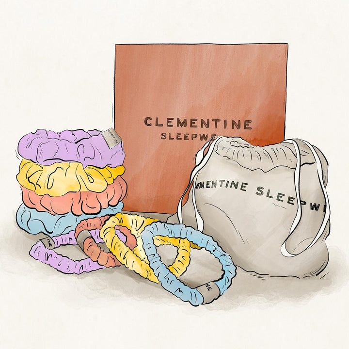 Organic Silk Everyday Scrunchie Pack