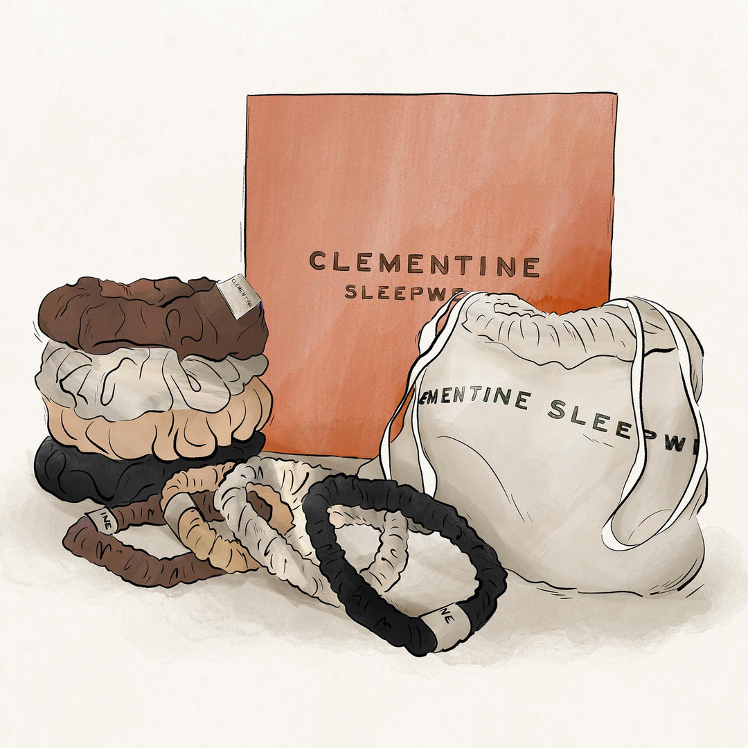 Organic Silk Everyday Scrunchie Pack