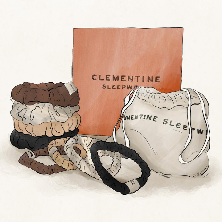 Organic Silk Everyday Scrunchie Pack