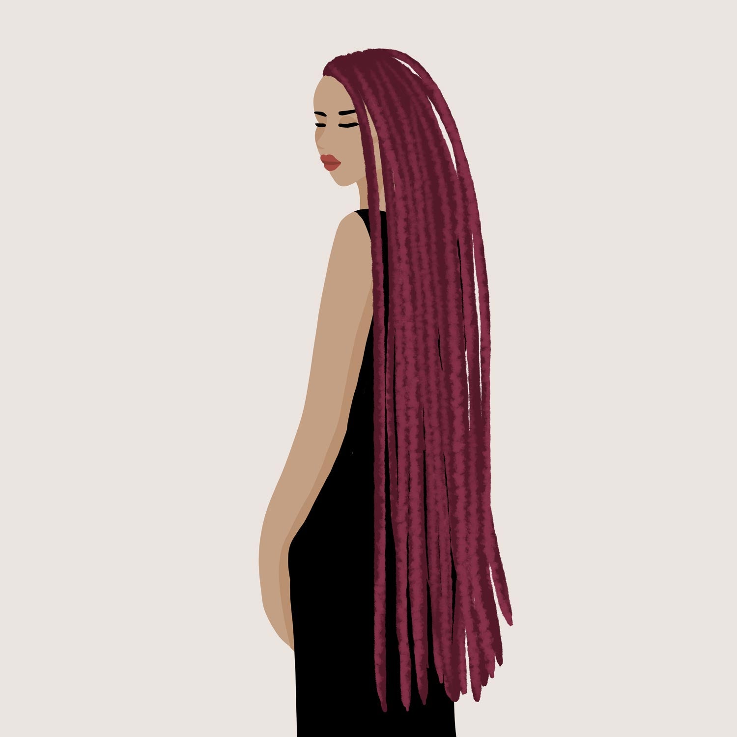 Long Dreadlocks Sleep Routine Hair Type Finder – Clementine Sleepwear