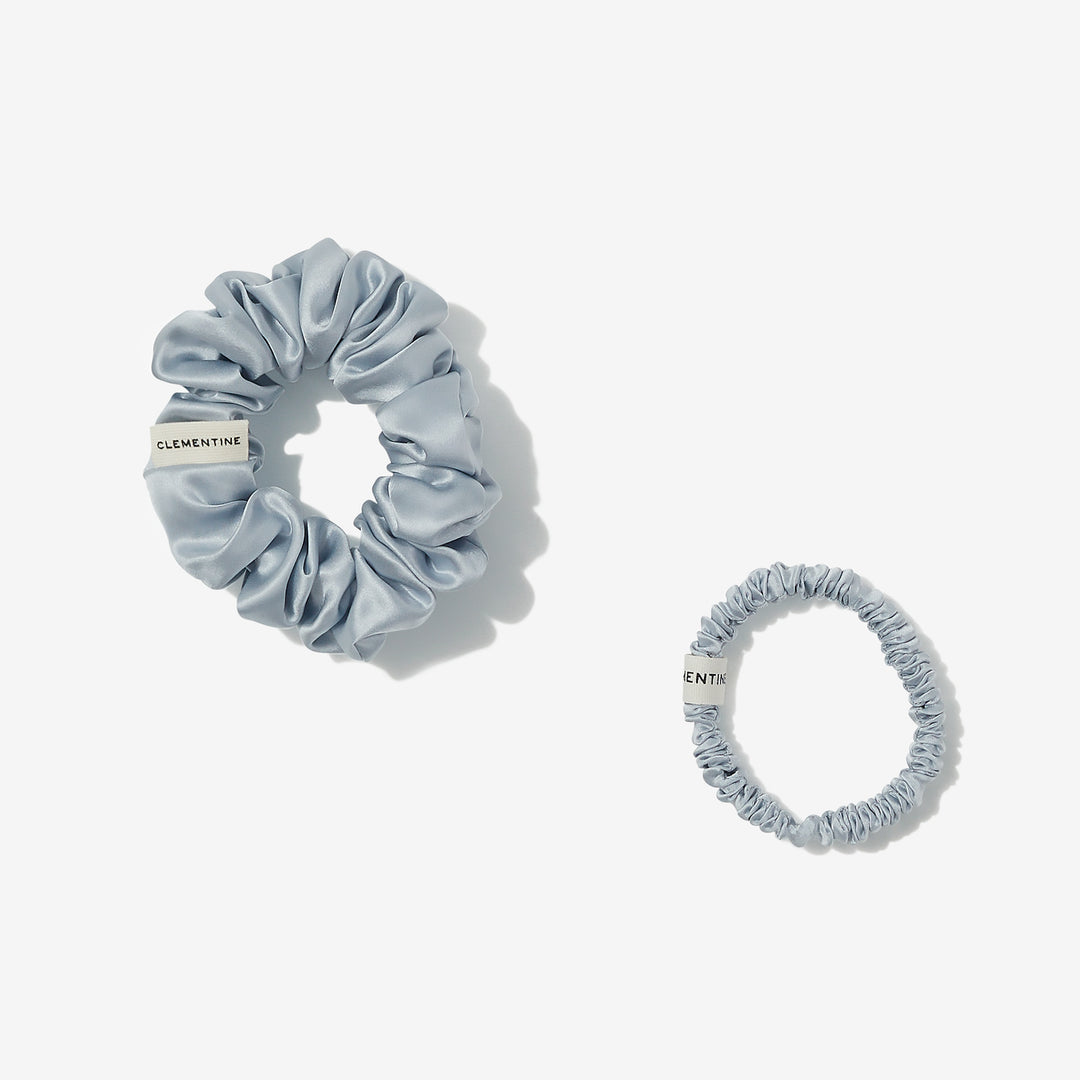 Organic Silk Scrunchie Pack