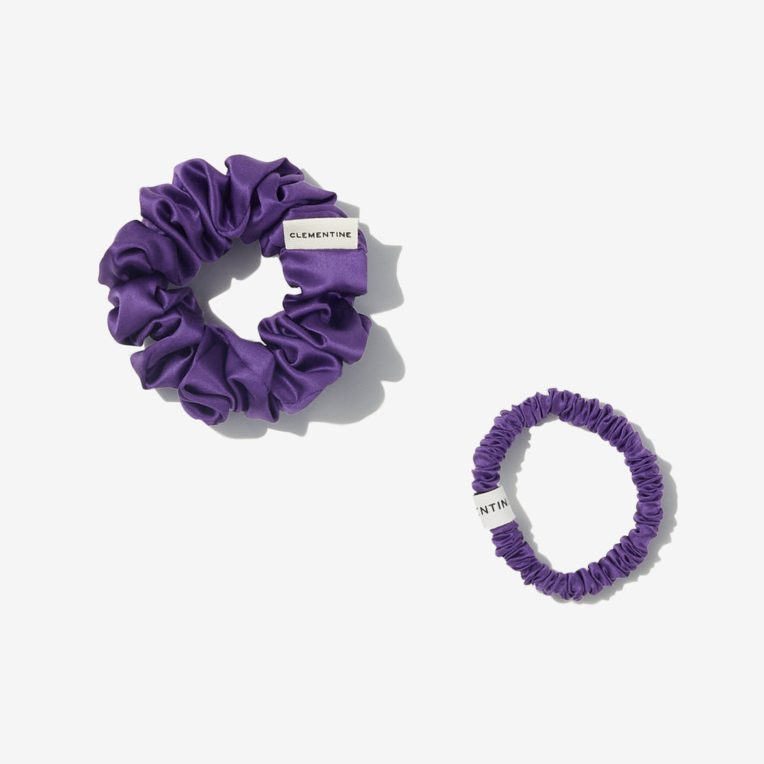 Organic Silk Scrunchie Pack