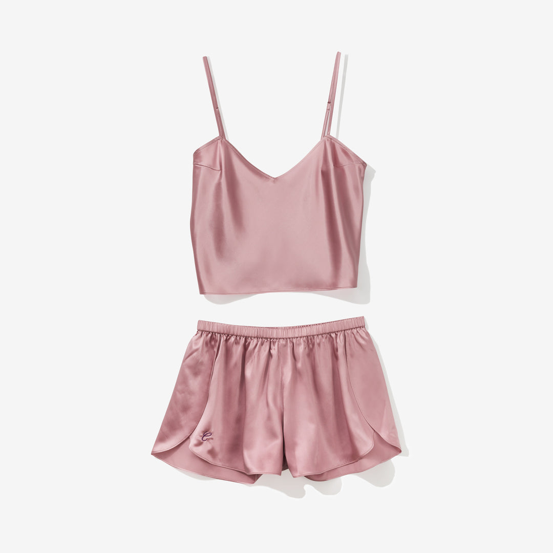 Organic Silk Cami Set