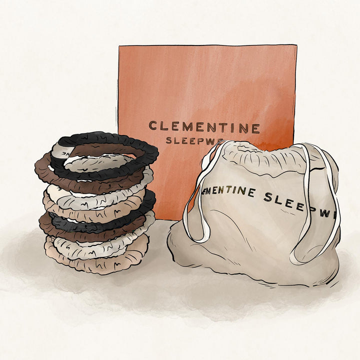 Organic Silk Everyday Scrunchie Pack