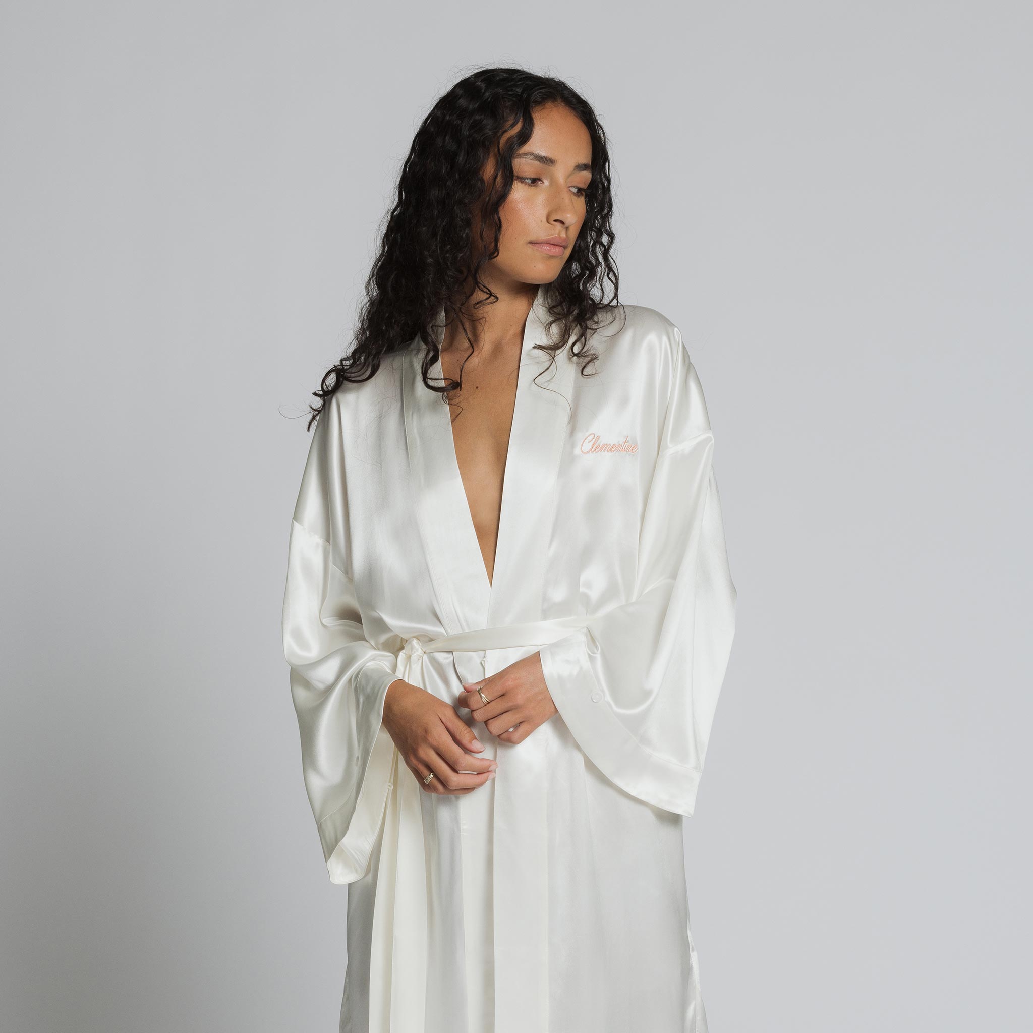 Organic Silk Robe — image 1