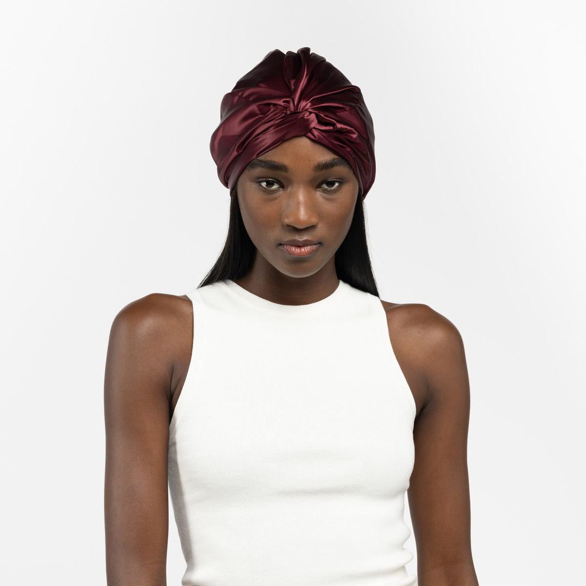 Atelier Medica Organic Silk Hair Bonnet – Clementine Sleepwear