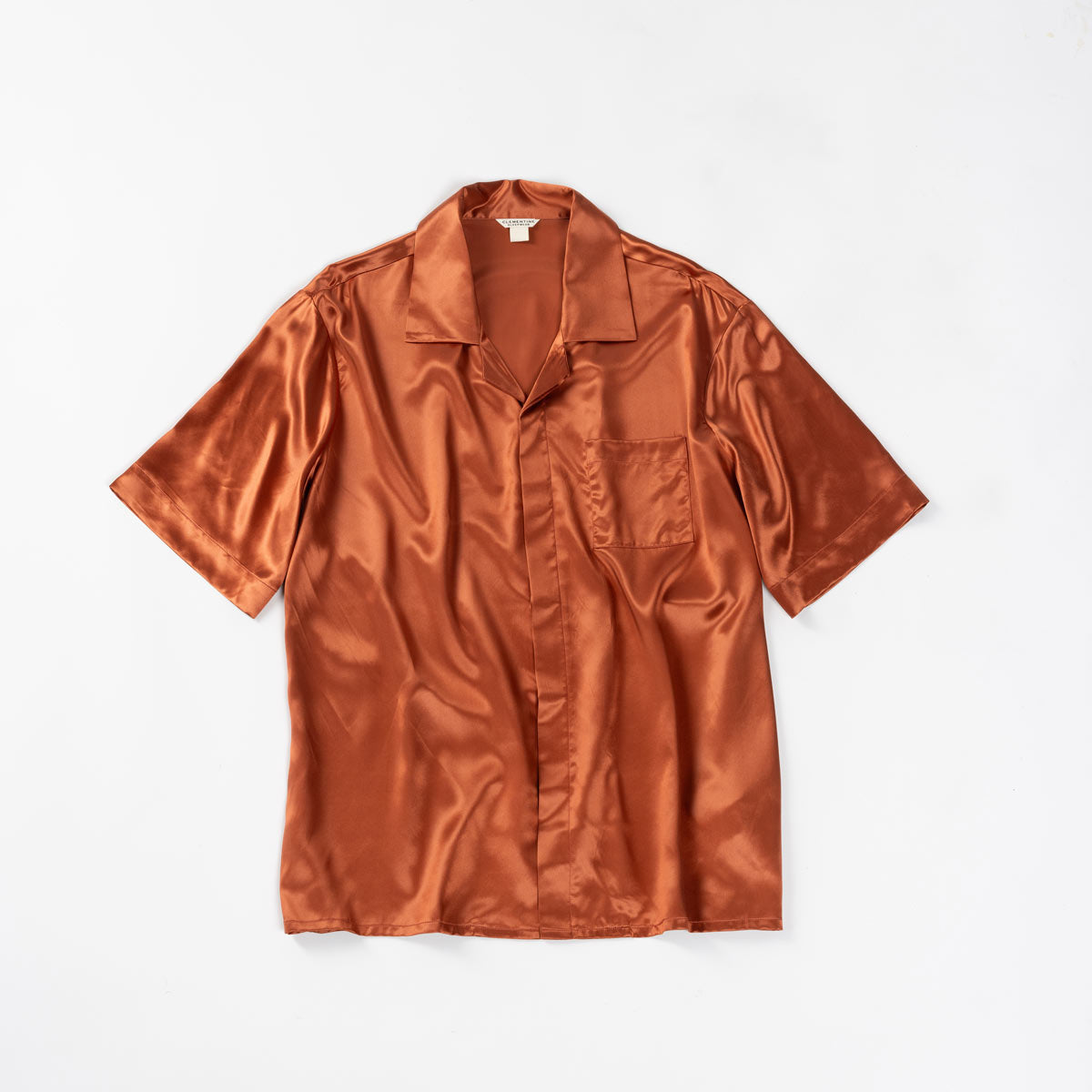 yyymmmiiit biotop silk jersey shirt Men's Organic Silk Shirt – Clementine Sleepwear