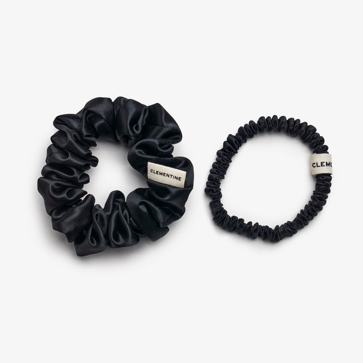 black scrunchie various sizes