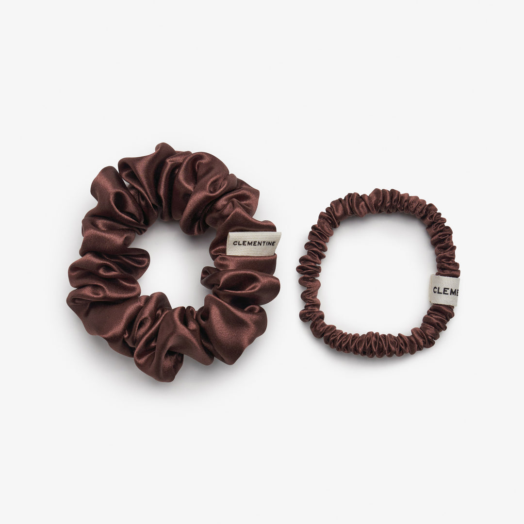 cocoa brown scrunchie various sizes