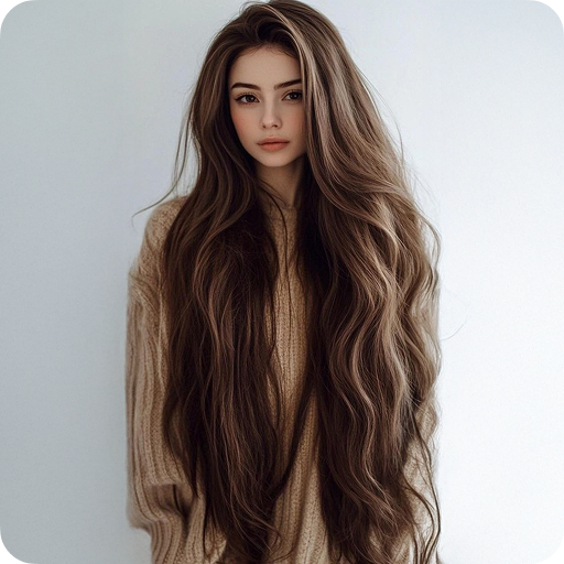 Wavy Hair  past hips