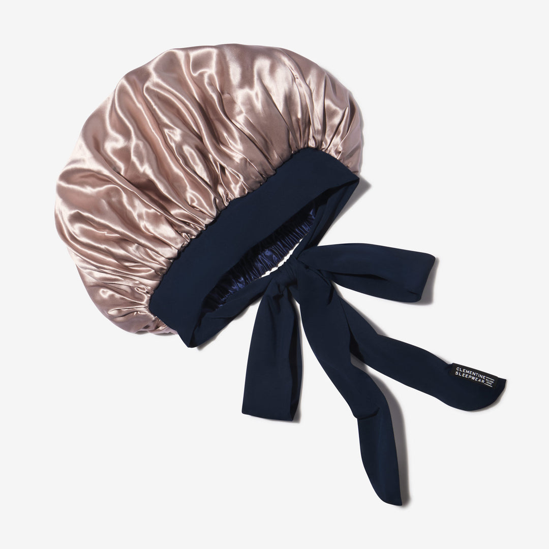 XL Hair Bonnet Organic Silver Ion Silk