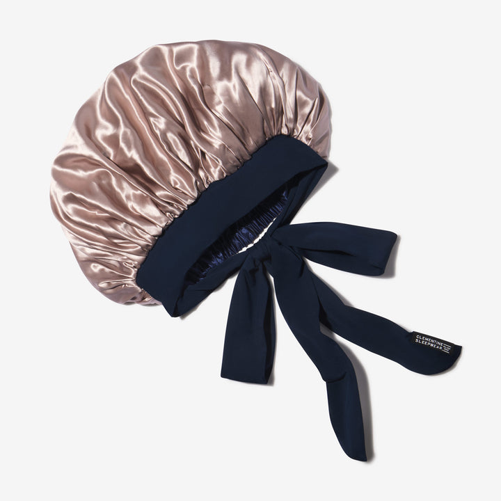 XL Hair Bonnet Organic Silver Ion Silk