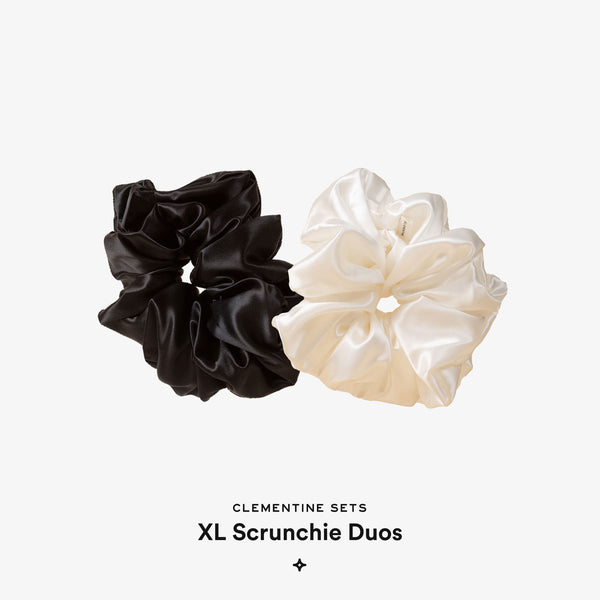 Organic Silk Scrunchie | Clementine Sleepwear display picture 1