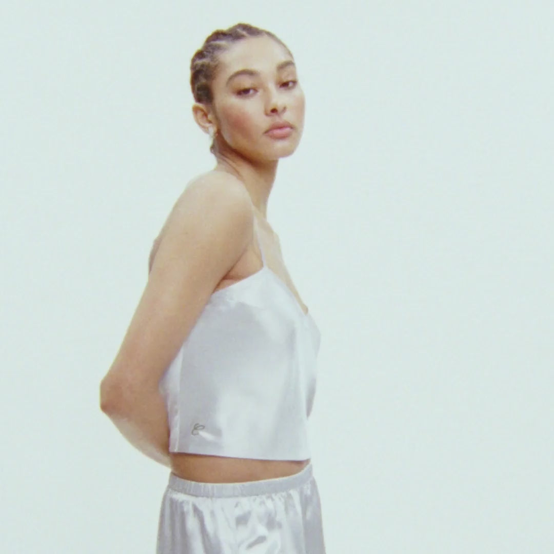 Organic Silk Cami Set