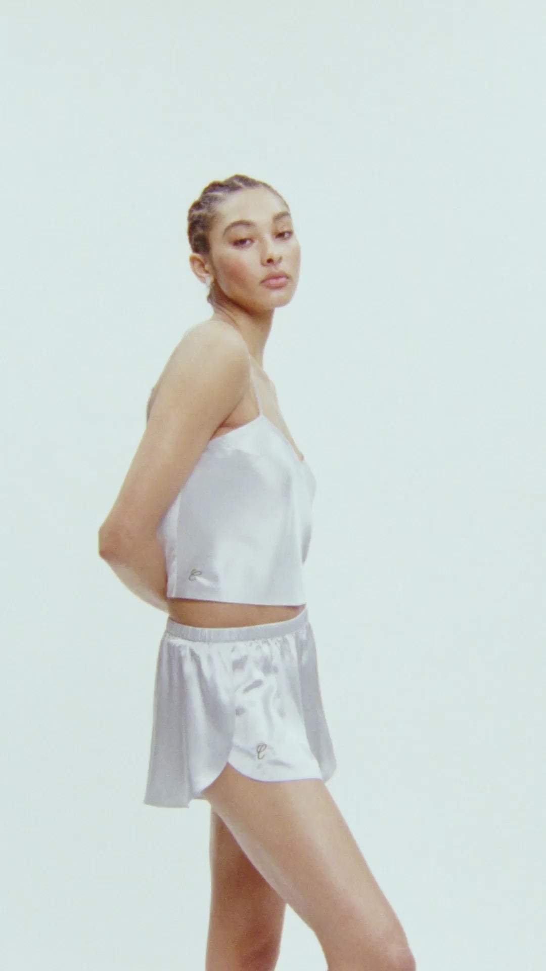 Organic Silk Cami Set