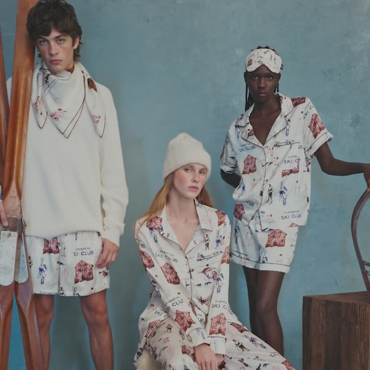 Ski Club Silk Sleep Mask