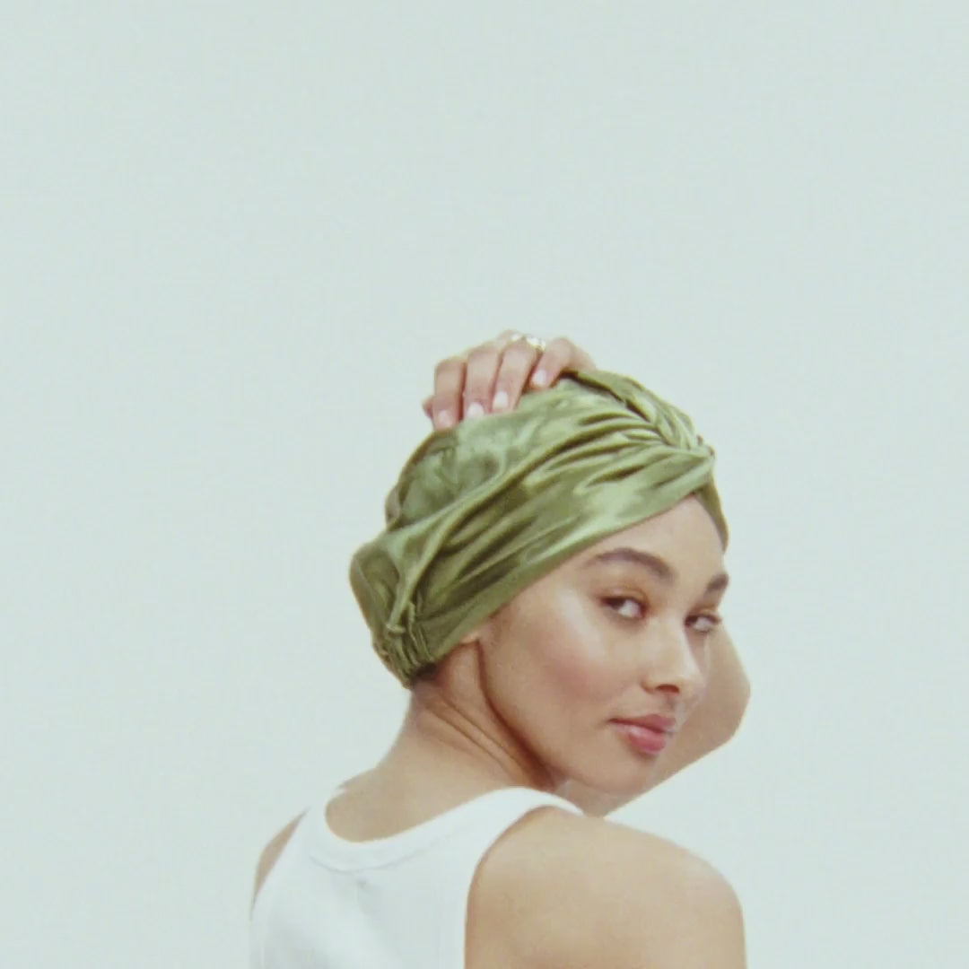 Organic Silk Hair Bonnet