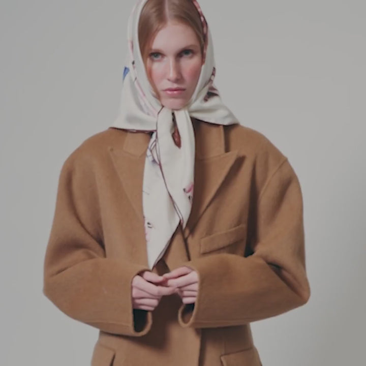 Ski Club Silk Scarf 90