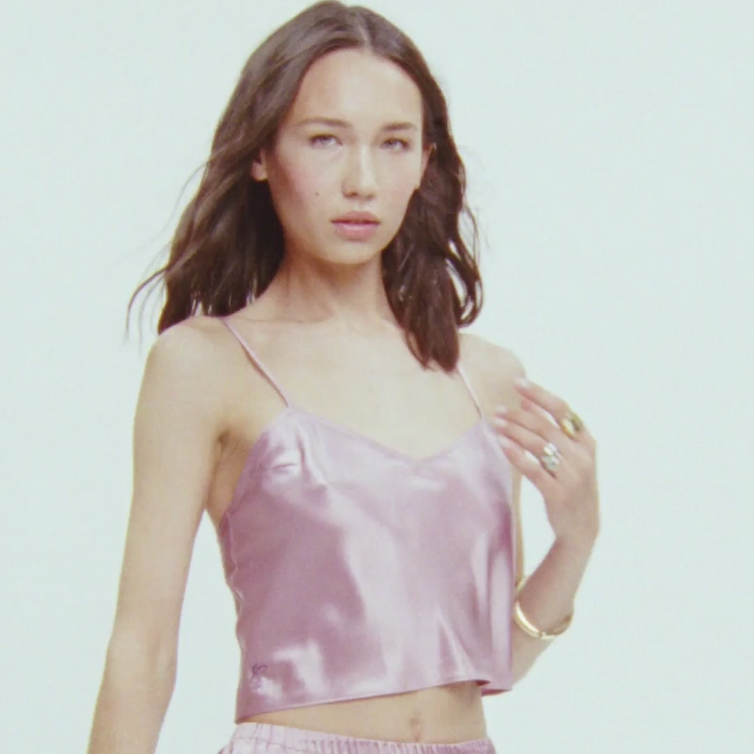 Organic Silk Cami Set