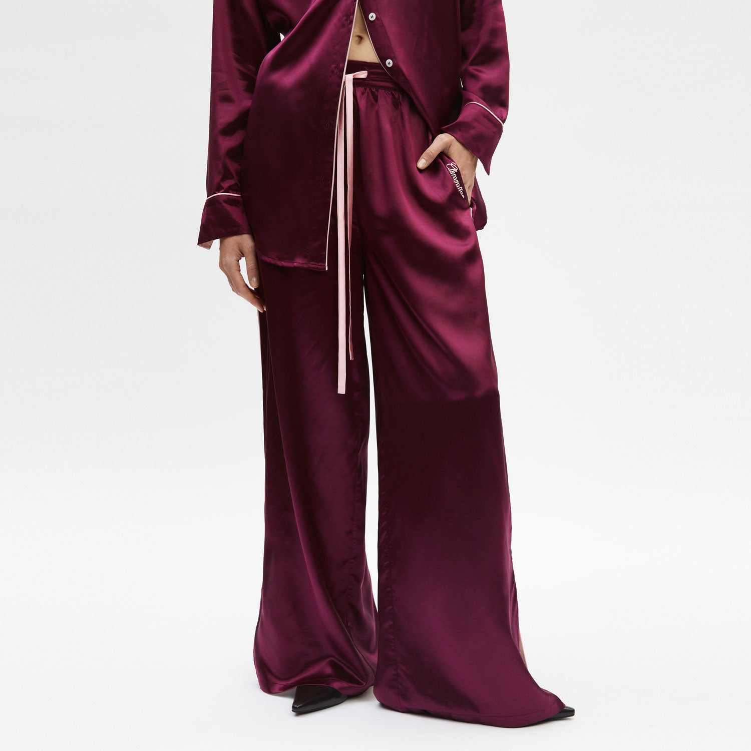 Organic Silk Long Pajama Pants – Clementine Sleepwear