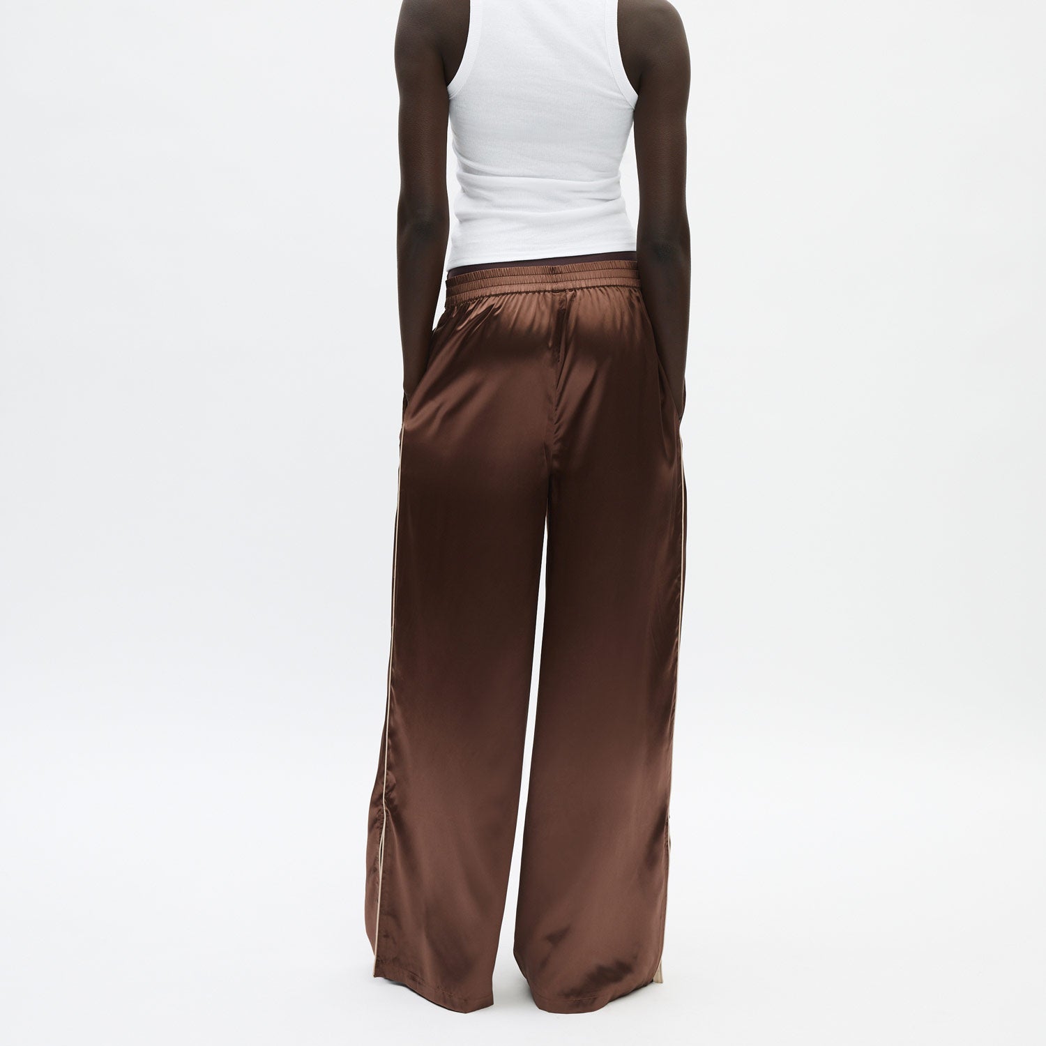 Organic Silk Long Pajama Pants — image 3