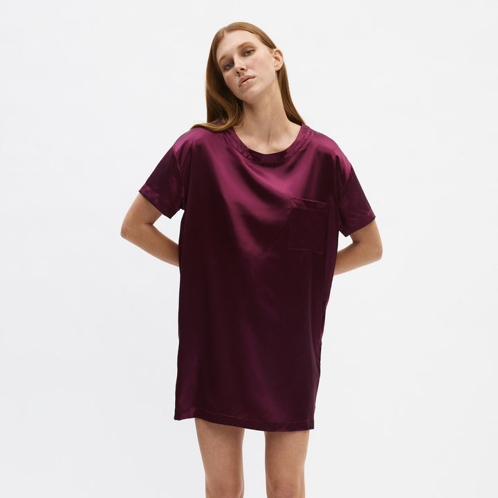 silk t shirt dress Quince washable silk shirt dress review + How to style a shirt dress