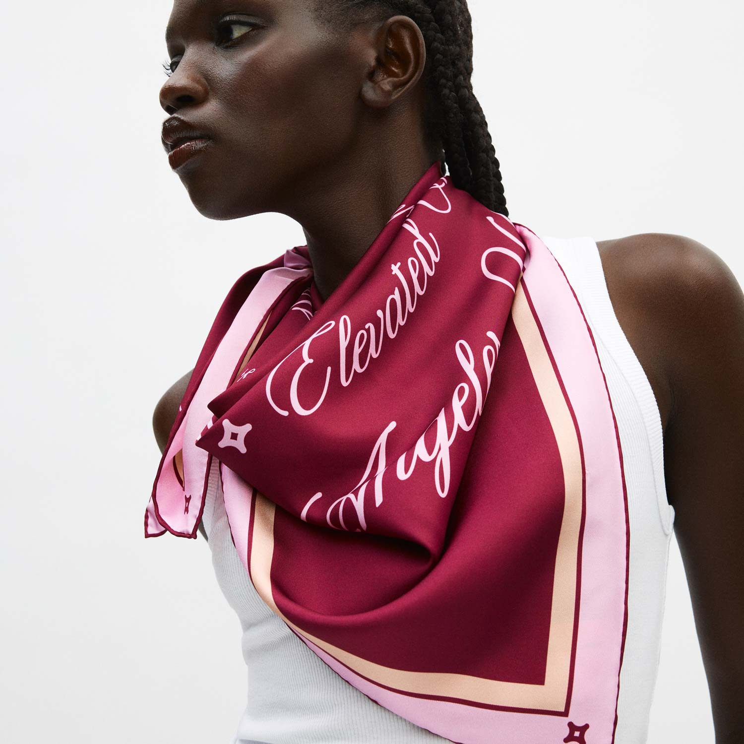 Clouds Speak Scarf 90 – Clementine Sleepwear