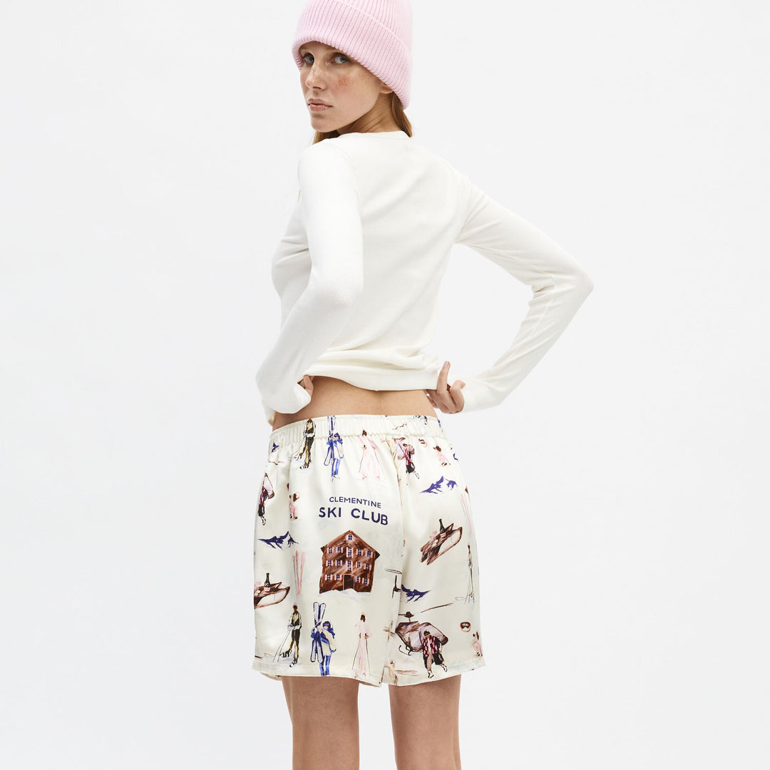Ski Club Silk Boxer Shorts