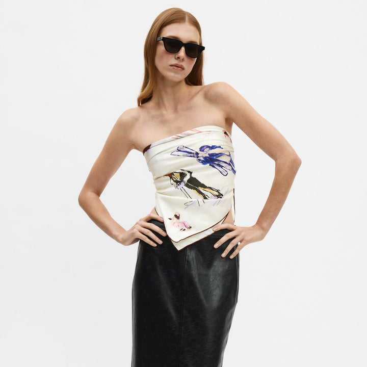 Ski Club Silk Scarf 90