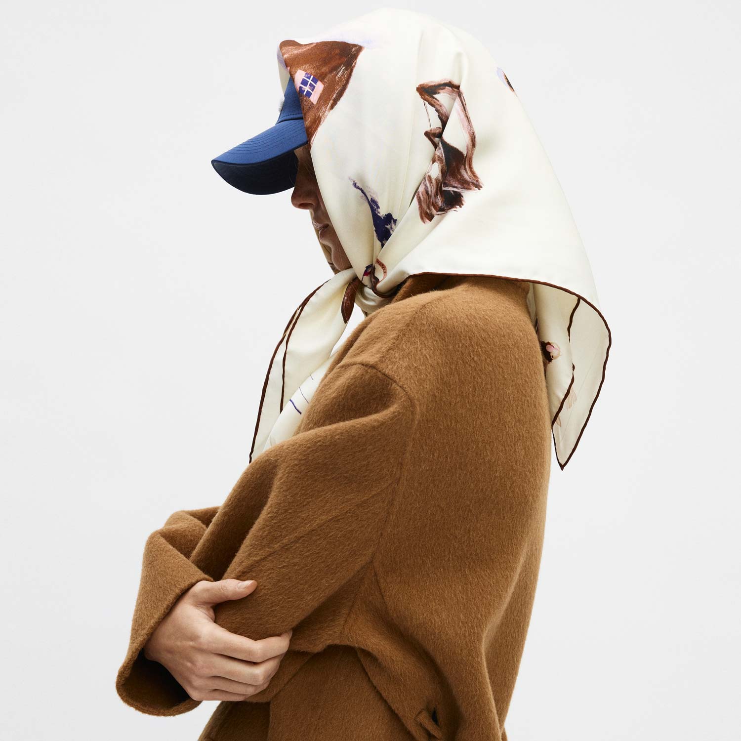 VETEMENTS デムナ期 MONOGRAM SILK SCARF Monogram Scarf | GATE